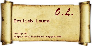 Ortlieb Laura névjegykártya